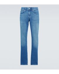 FRAME - L'Homme Mid-Rise Slim Jeans - Lyst