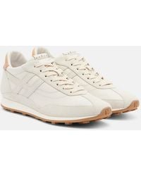 Hogan - Athletic Suede And Leather Sneakers - Lyst
