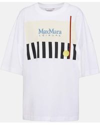Max Mara - Satrapo Printed Cotton Jersey T-shirt - Lyst