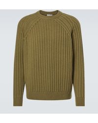 Allude - Ribbed-Knit Wool And Cashmere Sweater - Lyst