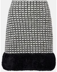 Nina Ricci - Tweed-Effect Miniskirt - Lyst