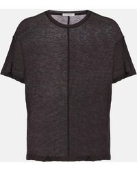 The Row - Lila Cashmere Jersey Top - Lyst