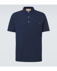 Valentino - Vgold Cotton Pique Polo Shirt - Lyst