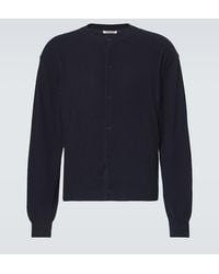 AURALEE - Cashmere And Cotton Cardigan - Lyst