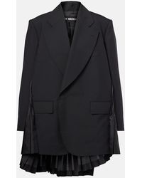 Junya Watanabe - Minikleid Aus Wolle - Lyst