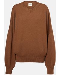 KHAITE - Wolfe Oversized Cashmere Sweater - Lyst