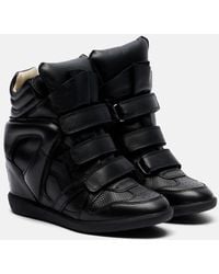 Isabel Marant - Bekett Leather Sneakers - Lyst