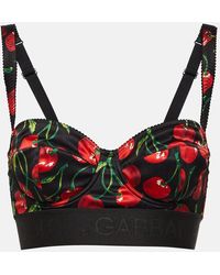 Dolce & Gabbana - Sujetador con cerezas estampadas - Lyst