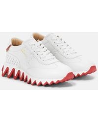 Christian Louboutin - Loubishark Donna Leather Trainers - Lyst