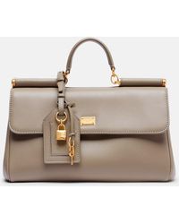 Dolce & Gabbana - Tote Bag Sicily Small Aus Leder - Lyst
