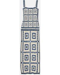 ALÉMAIS - Dolly Crochet Cotton Maxi Dress - Lyst