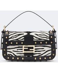 Fendi - Baguette 26424 Calf Hair Shoulder Bag - Lyst