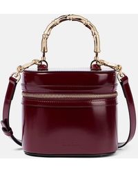 Gucci - Mini Leather Vanity Bag - Lyst