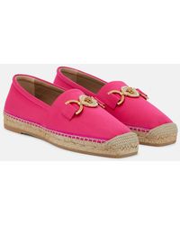 Versace - Medusa Biggie Canvas Espadrilles - Lyst