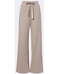 Max Mara - Cotton-Blend Jersey Sweatpants - Lyst
