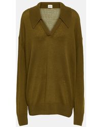 Khaite - Elsia Oversized Cashmere Polo Sweater - Lyst