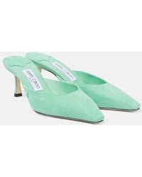Jimmy Choo - Mules Vivi 65 En Daim - Lyst