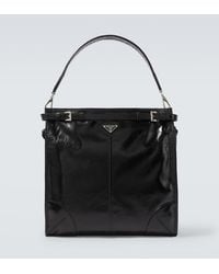 Prada - Bonnie Leather Shoulder Bag - Lyst