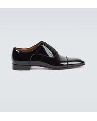 Christian Louboutin - Greggo Patent Leather Oxford Shoes - Lyst