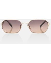 Prada - Eckige Sonnenbrille Symbole - Lyst