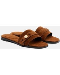 Tory Burch - Romy Suede Slides - Lyst