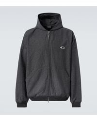 Balenciaga - Sudadera De Denim Con Capucha - Lyst