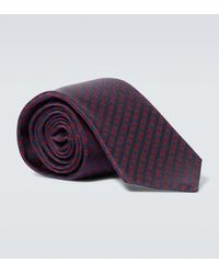 Gucci - Krawatte Horsebit aus Seiden-Jacquard - Lyst