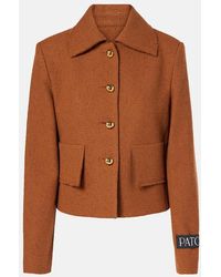 Patou - Jacke Iconic Aus Einem Wollgemisch - Lyst
