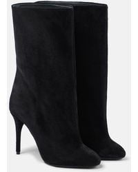 Alaïa - Suede Ankle Boots - Lyst