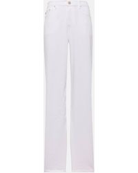 AG Jeans - New Baggy Wide High-rise Wide-leg Jeans - Lyst