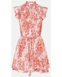 Poupette - Callie Floral Minidress - Lyst