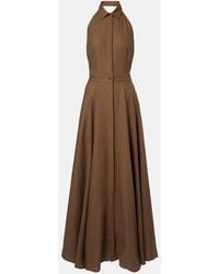 Ralph Lauren - Eldred Linen Maxi Dress - Lyst