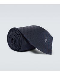 Gucci - Horsebit Silk Tie - Lyst