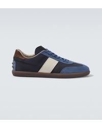 Tod's - Tabs Suede Sneakers - Lyst