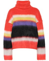 Diane von Furstenberg Rollkragenpullover mit Mohairanteil - Mehrfarbig