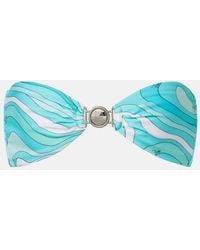 PUCCI - Marmo Bikini Top - Lyst