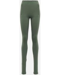 Wardrobe NYC - Side Split High-Rise Leggings - Lyst