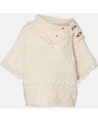 Isabel Marant - Pullover Blanche Aus Einem Baumwollgemisch - Lyst