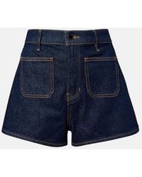 Veronica Beard - Elijah Denim Shorts - Lyst