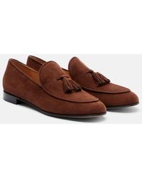 Gianvito Rossi - Tasseled Suede Loafers - Lyst