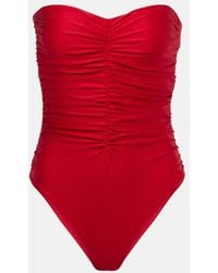 JADE Swim - Yara Ruched Swimsuit - Lyst