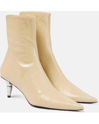 Proenza Schouler - Spike Leather Ankle Boots - Lyst