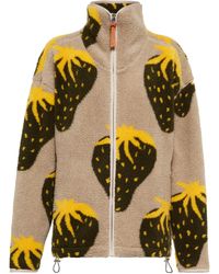 JW Anderson Printed Fleece Jacket - Multicolour