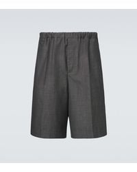 Plan C - Wool Shorts - Lyst
