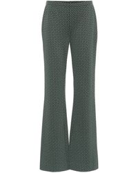 Diane von Furstenberg Hose Caspian aus Jacquard - Schwarz