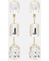 Jennifer Behr - Allanah Crystal-Embellished Earrings - Lyst