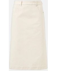 Bottega Veneta - Gonna Midi Di Jeans - Lyst