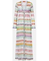 Missoni - Zigzag Lame Beach Cover-Up - Lyst