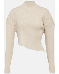 The Row - Danana Ribbed-Knit Cotton Jersey Top - Lyst