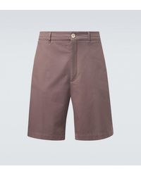 Brunello Cucinelli - Cotton-Blend Bermuda Shorts - Lyst